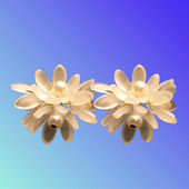 Universe 垂吊气质茉莉花珍珠耳环 新品 Search 独立设计手作春夏季