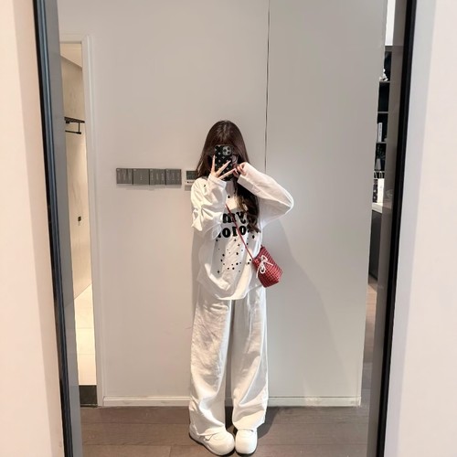 休闲运动服套装女春秋少女两件套