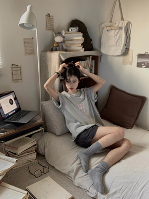 夏季休闲运动服套装女宽松两件套