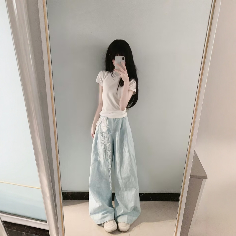 休闲运动服套装女夏季纯棉两件套