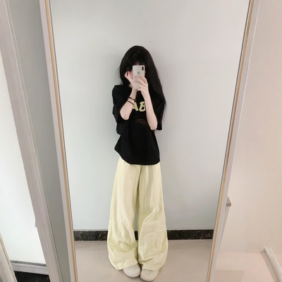 休闲运动服套装女夏季纯棉两件套