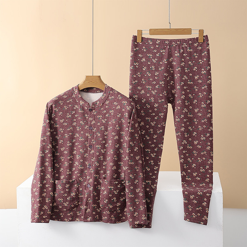 女士德绒秋衣秋裤套装中老年人宽松保暖套装高弹大码妈妈打底内衣,女士内衣/男士内衣/家居服,保暖套装,淘宝优惠券,粉丝福利购,淘宝优惠卷