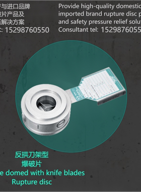 反拱 刀架型爆破片装置YD泄爆片夹持器管道压力容器超压安全泄放