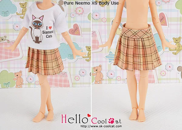 COOLCAT BLYTHE Pullip Azone LICCA OB Различные складки юбки
