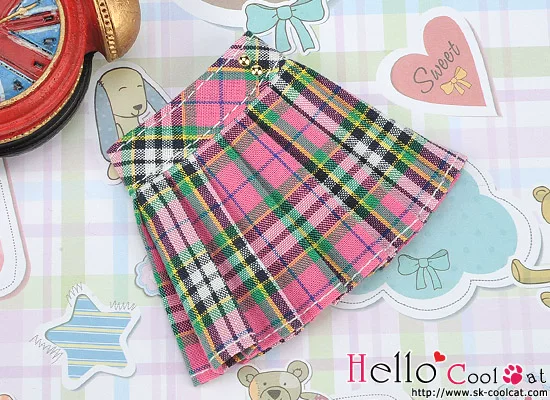 COOLCAT BLYTHE Pullip Azone LICCA OB Различные складки юбки