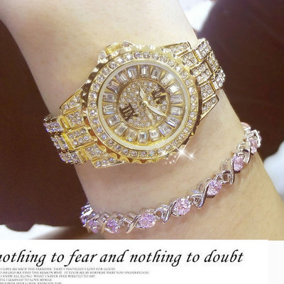 时尚潮流满钻奢华风全自动女表