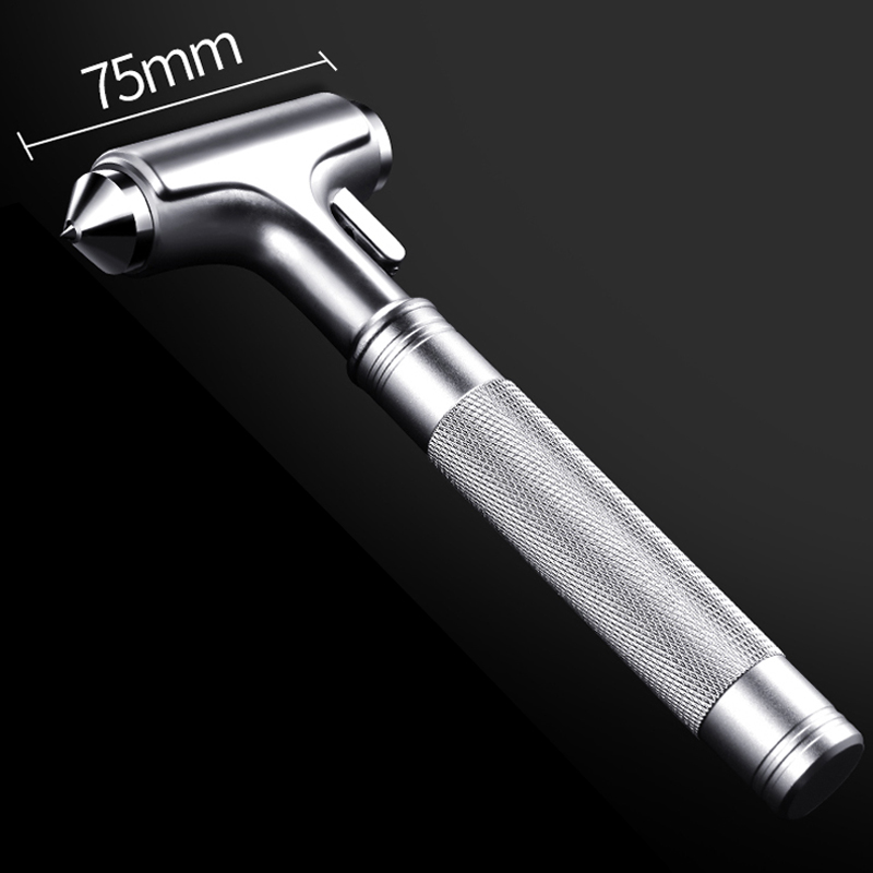 车用安全锤多功能破窗器破窗锤车载安全锤逃生锤钨钢头铝合金材质