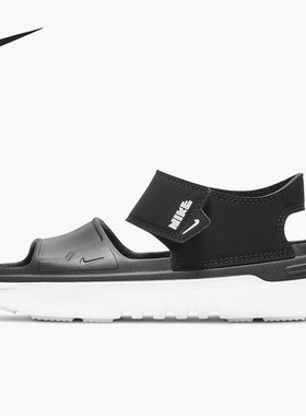 Nike/耐克正品新款夏季大童沙滩魔术贴运动凉鞋 CU5296-001