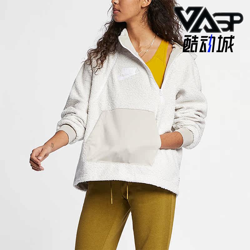 耐克正品女子保暖套头卫衣