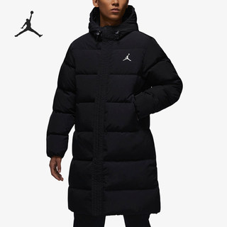 Nike/耐克正品JORDAN冬季新款男子连帽中长款羽绒服FB7314