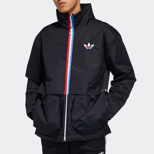 阿迪达斯休闲男子运动外套正品