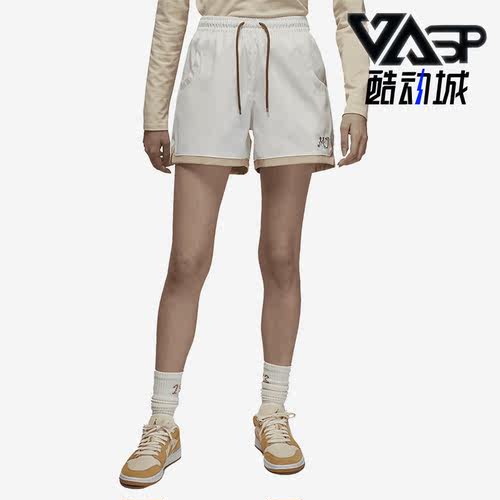女裤梭织短裤宽松刺绣运动裤