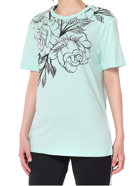 Adidas/阿迪达斯正品 Neo女装新款运动休闲透气短袖T恤 DU2374