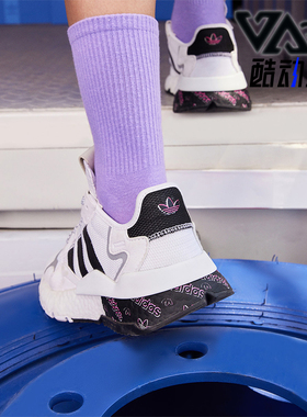 Adidas/阿迪达斯正品三叶草新款男女秋运动缓震耐磨跑步鞋 H01735