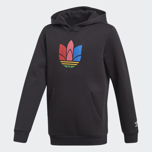 三叶草休闲风运动卫衣套头衫