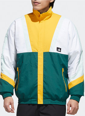 Adidas/阿迪达斯正品 秋新款男子休闲舒适训练运动外套GM4444