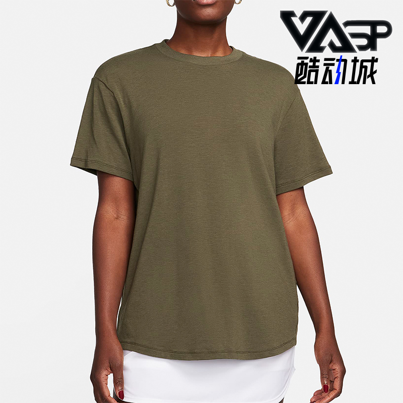 Nike/耐克正品夏季女士圆领宽松休闲运动短袖T恤FN2815-325
