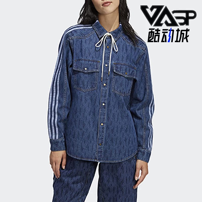 阿迪达斯三叶草男女运动夹克外套