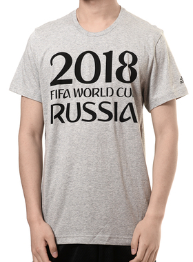 Adidas/阿迪达斯正品WC Logotype 男子休闲运动足球短袖T恤CW2083