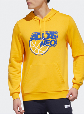 Adidas/阿迪达斯正品neo男子秋季新款休闲运动套头衫卫衣 GP5884