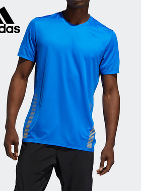 Adidas阿迪达斯正品25/7 TEE RUNR男子跑步休闲运动短袖T恤GI4593