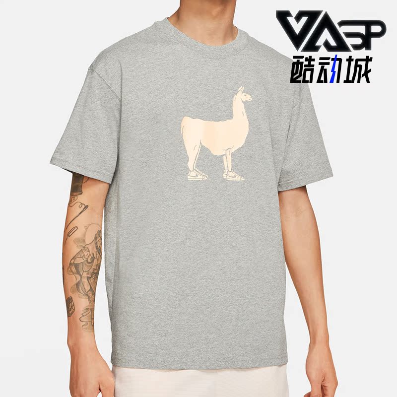 Nike/耐克正品新款男子圆领休闲运动透气宽松短袖T恤 DD1299-063