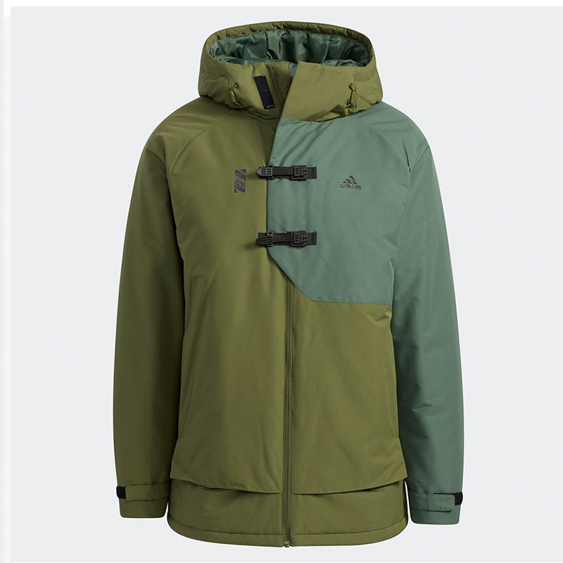 Adidas/阿迪达斯正品冬季新款男子训练运动棉服夹克外套 GN7381