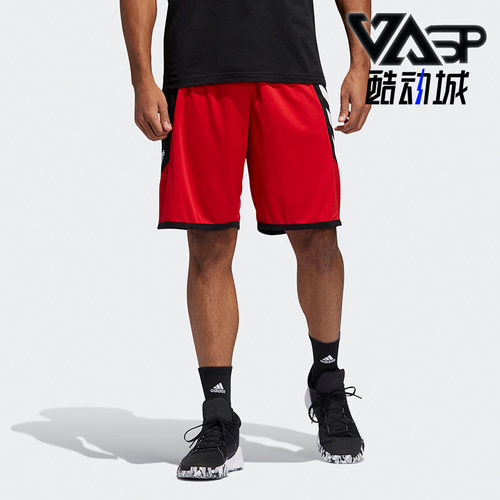 adidas正品春季男子透气运动短裤