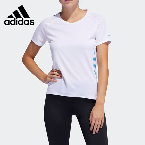 Adidas/阿迪达斯正品夏季新款女子跑步休闲运动短袖T恤FL5973