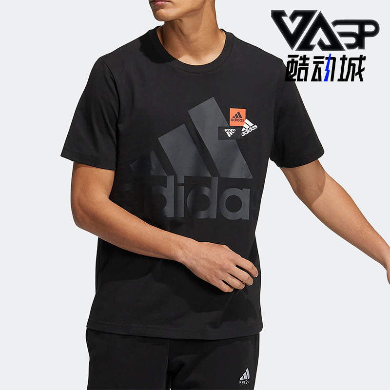 Adidas/阿迪达斯男子运动短袖