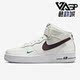 耐克正品 休闲运动中帮耐磨板鞋 Air Nike Force 1男鞋 DR9513 100