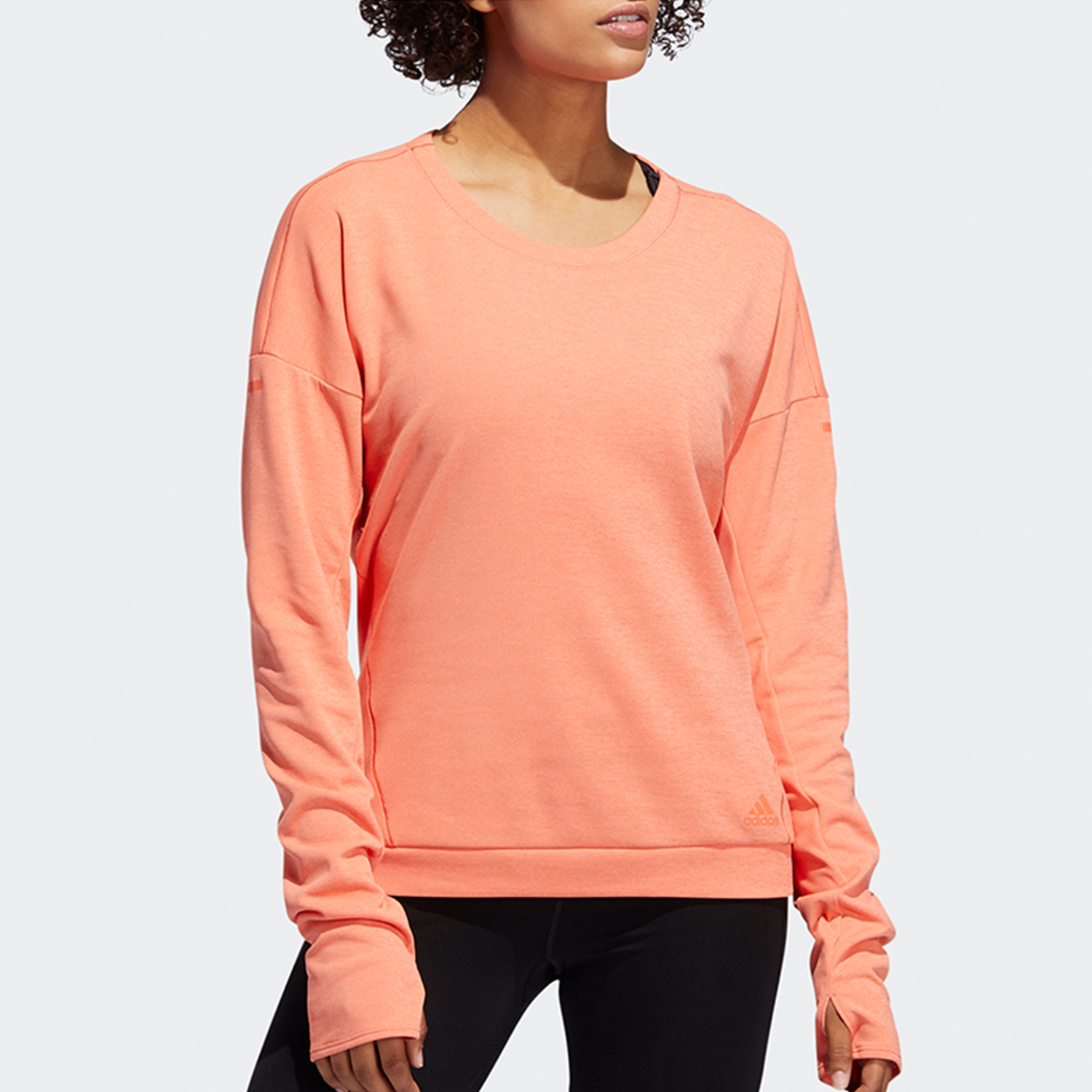 Adidas/阿迪达斯休闲圆领套头衫