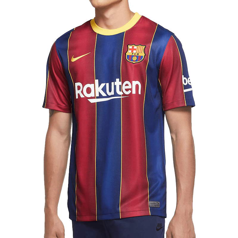 Nike/耐克正品秋季新款男子巴萨罗娜足球比赛运动T恤CD4232