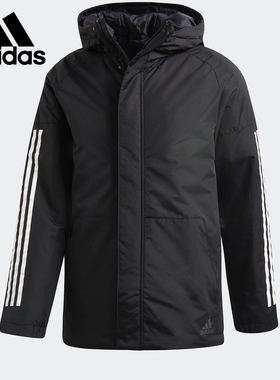 Adidas/阿迪达斯正品男装棉服冬季防风运动休闲保暖棉衣 CY8624