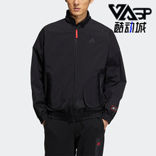 Adidas/阿迪达斯正品春季新款男子运动宽松夹克立领外套HZ3037
