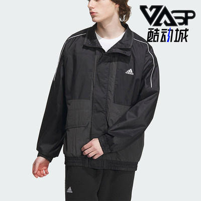 Adidas/阿迪达斯正品冬季新款男女运动保暖梭织外套IK7326