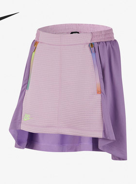 Nike/耐克正品 夏季新款大童休闲运动时尚透气短裙CU8381-589