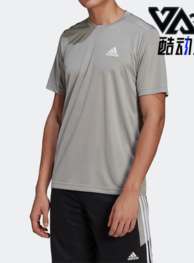 Adidas/阿迪达斯正品M PL T男子休闲运动夏季短袖T恤POLO衫GM2121