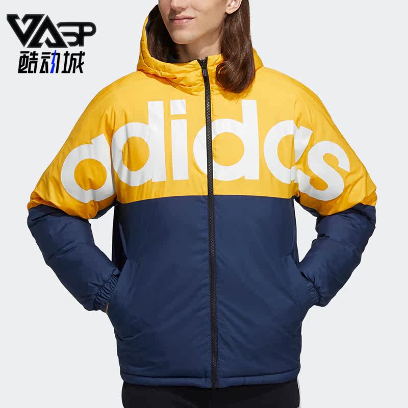 Adidas/阿迪达斯正品Neo 男女同款双面穿保暖羽绒服H45285