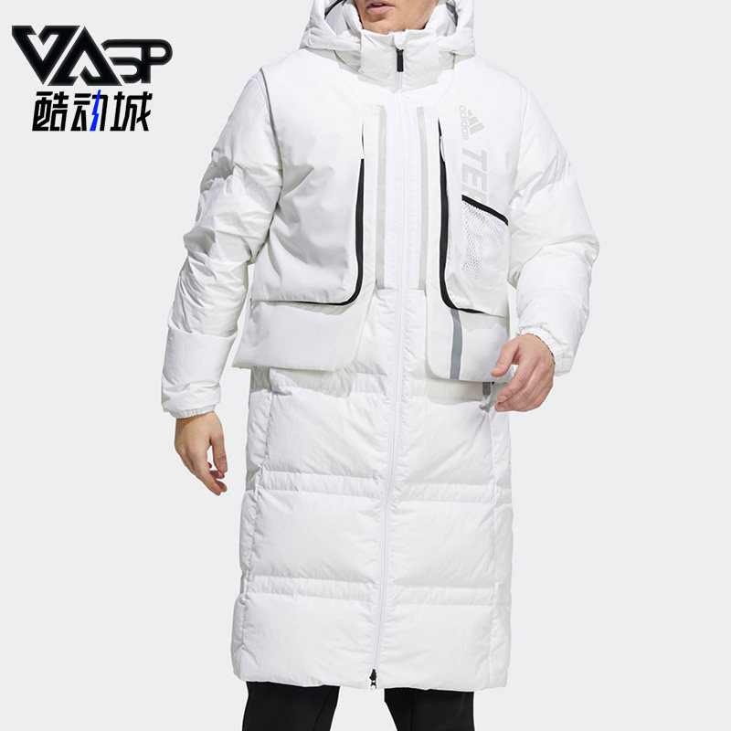 Adidas/阿迪达斯正品休闲男女情侣运动防风户外保暖羽绒服 H13854