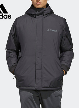 Adidas/阿迪达斯正品冬季XPLR INS JACKET男子户外茄克棉服FJ9252