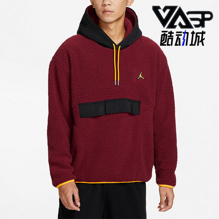 Nike/耐克正品Air Jordan男子冬运动加绒耐磨保暖卫衣 DV1587-680