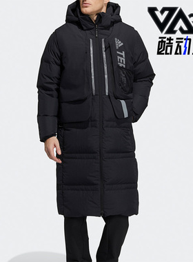 Adidas/阿迪达斯正品户外休闲男女时尚运动抗风保暖羽绒服 H13853