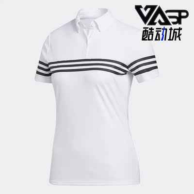 Adidas阿迪达斯女子高尔夫POLO衫