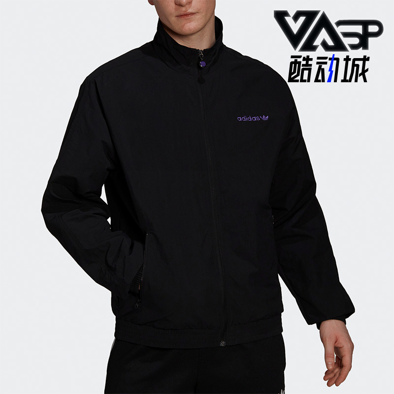 阿迪达斯三叶草男子运动立领夹克