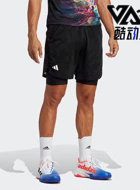 Adidas/阿迪达斯正品新款男子透气休闲运动训练短裤HT7218