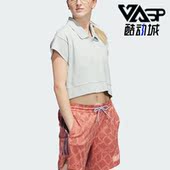 阿迪达斯正品 三叶草女子时尚 休闲短袖 Adidas POLO衫 IJ5225