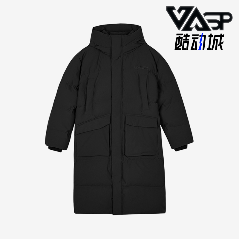 Skechers/斯凯奇正品2023冬季新款男士保暖运动长款羽绒服