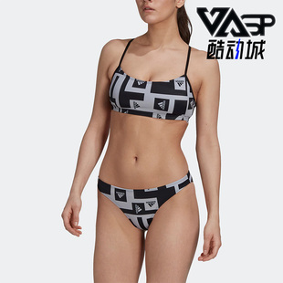 Adidas BARS AOP游泳沙滩女子休闲运动套装 HD0880 阿迪达斯正品