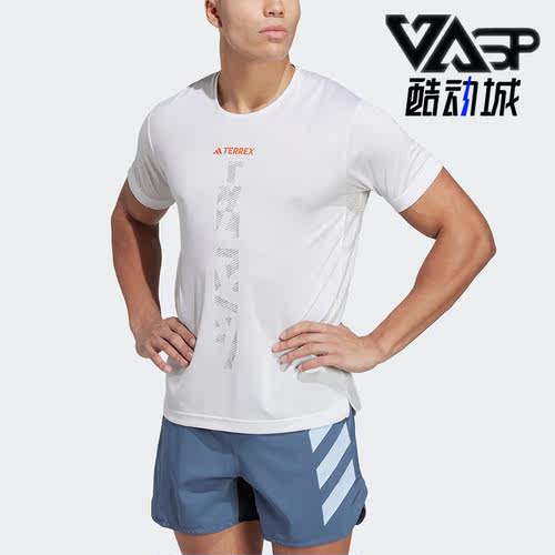 阿迪达斯男士运动休闲T恤